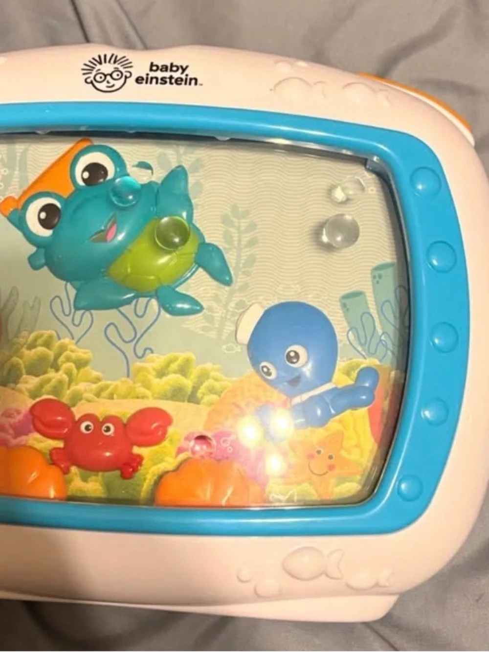 Baby Einstein Blue & White Water Play Aquarium Toy for Kids